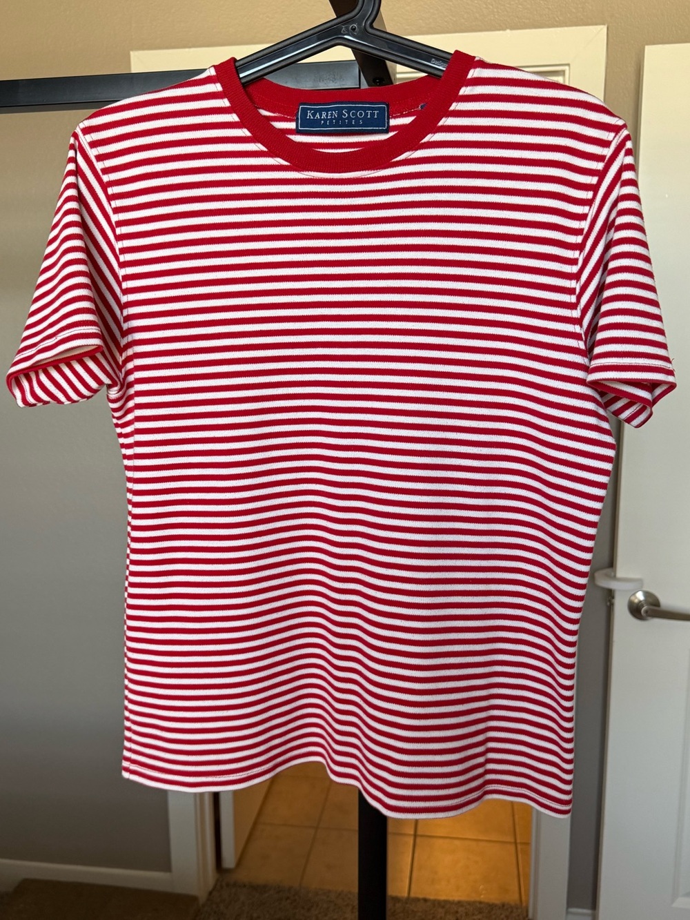 Karen Scott Vintage Striped Shirt